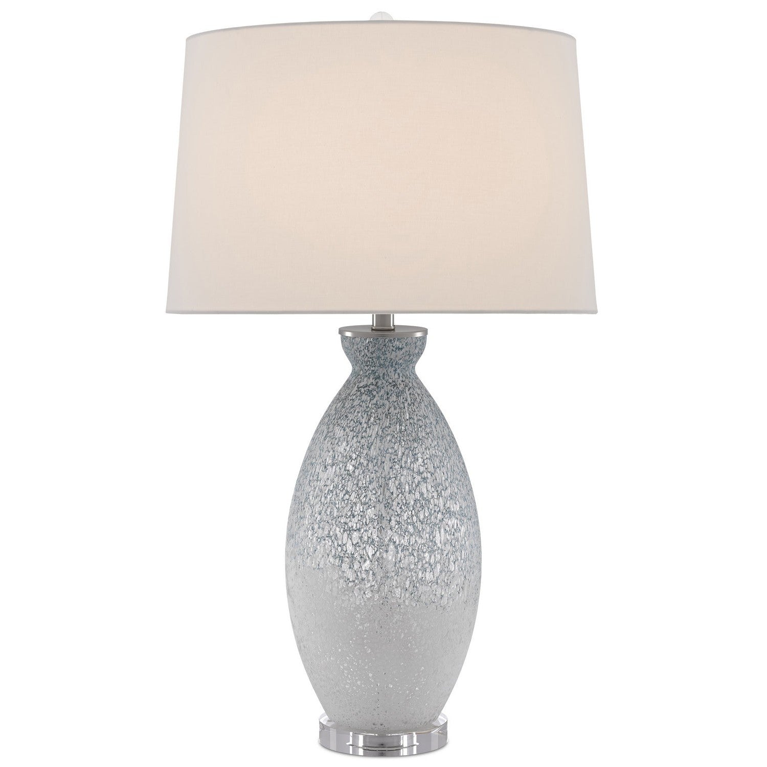 Currey and Company - 6000-0467 - One Light Table Lamp - Hatira Table Lamp - Pale Blue/White
