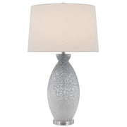 Currey and Company - 6000-0467 - One Light Table Lamp - Hatira Table Lamp - Pale Blue/White