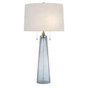 Currey and Company - 6000-0498 - Two Light Table Lamp - Looke Blue Table Lamp - Blue