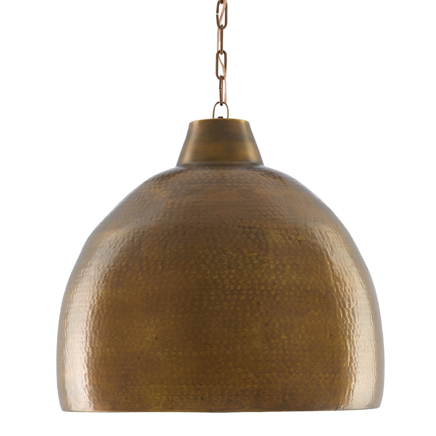 Currey and Company - 9000-0425 - One Light Pendant - Earthshine Collection - Vintage Brass