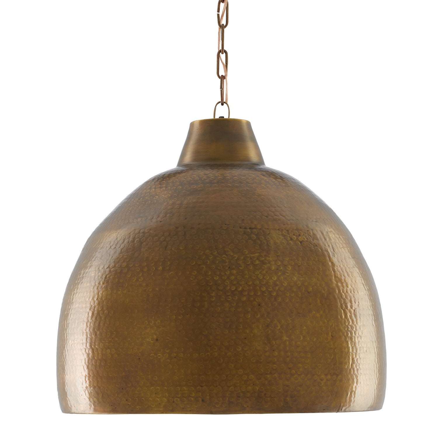 Currey and Company - 9000-0425 - One Light Pendant - Earthshine Collection - Vintage Brass