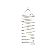 Currey and Company - 9000-0447 - 14 Light Chandelier - Contemporary Silver Leaf