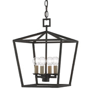 Currey and Company - 9000-0456 - Four Light Lantern - Denison Collection - Mol√© Black