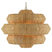 Currey and Company - 9000-0496 - 18 Light Chandelier - Antibes Collection - Natural/Khaki