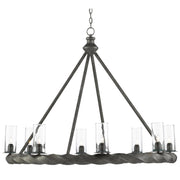 Currey and Company - 9000-0511 - Eight Light Chandelier - Orson Black Chandelier - Light Molé