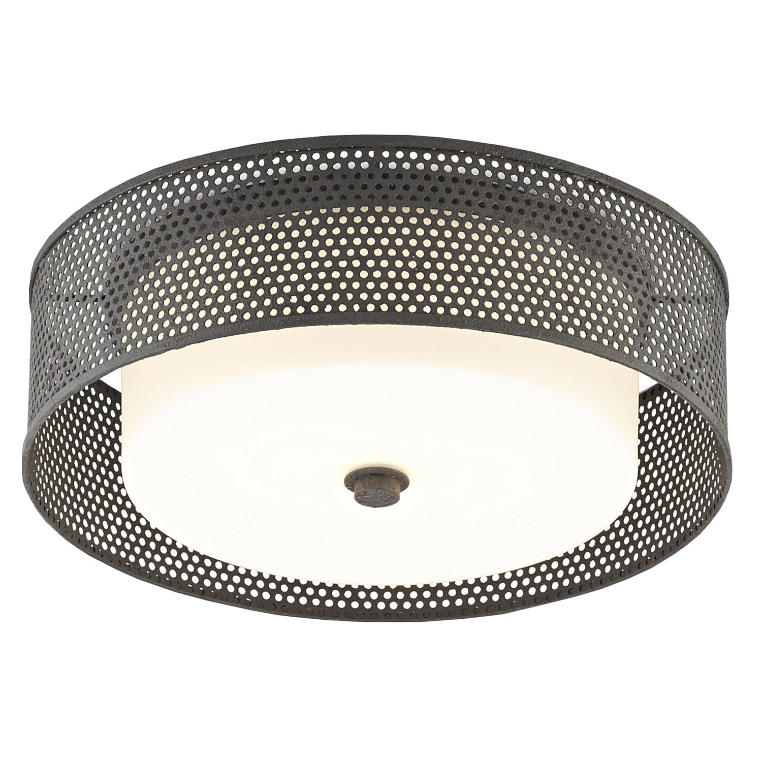 Currey and Company - 9999-0048 - Two Light Flush Mount - Notte Black Flush Mount - Molé Black