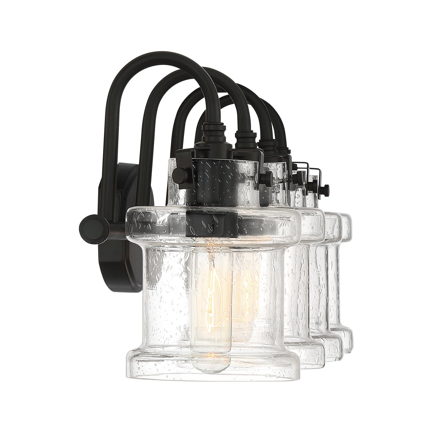 Quoizel - DNY8604EK - Four Light Bath Fixture - Danbury - Earth Black