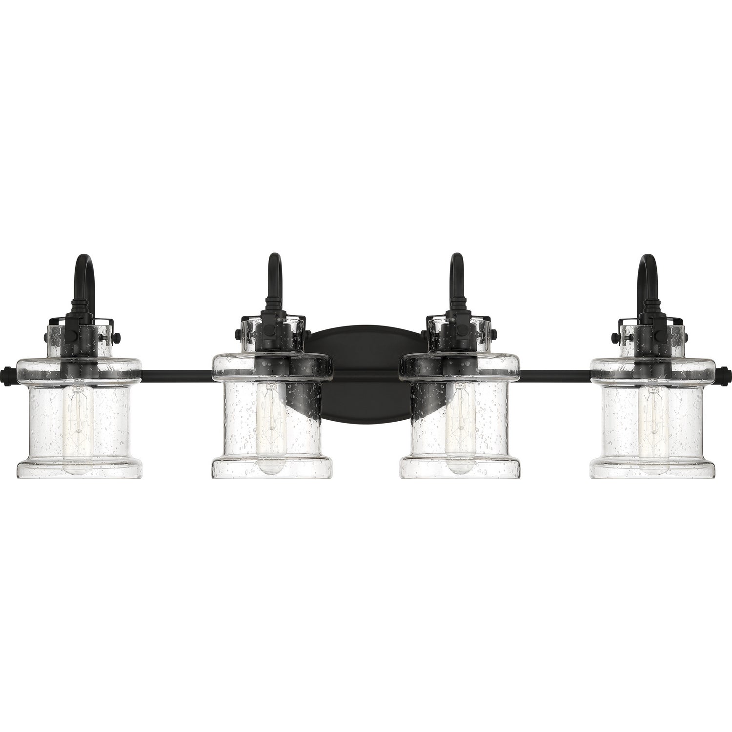 Quoizel - DNY8604EK - Four Light Bath Fixture - Danbury - Earth Black