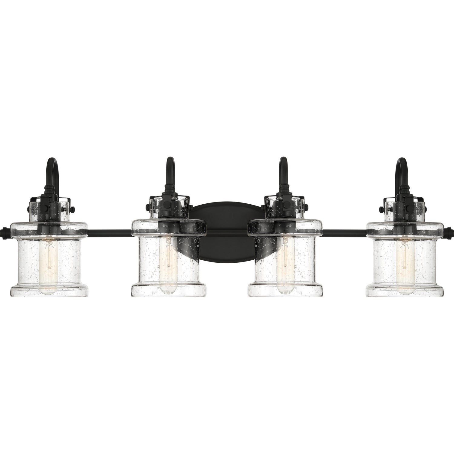 Quoizel - DNY8604EK - Four Light Bath Fixture - Danbury - Earth Black