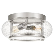 Quoizel - TRG1612BN - Two Light Flush Mount - Trilogy - Brushed Nickel
