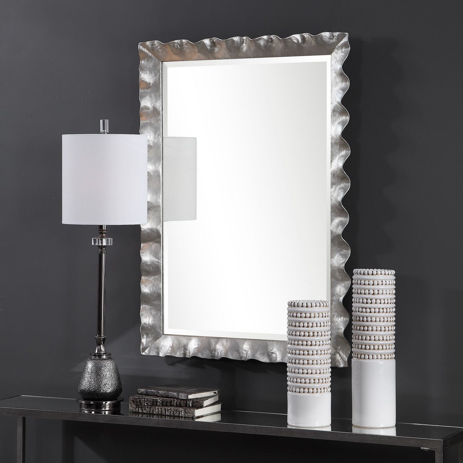 Uttermost - 09571 - Mirror - Haya - Silver Leaf