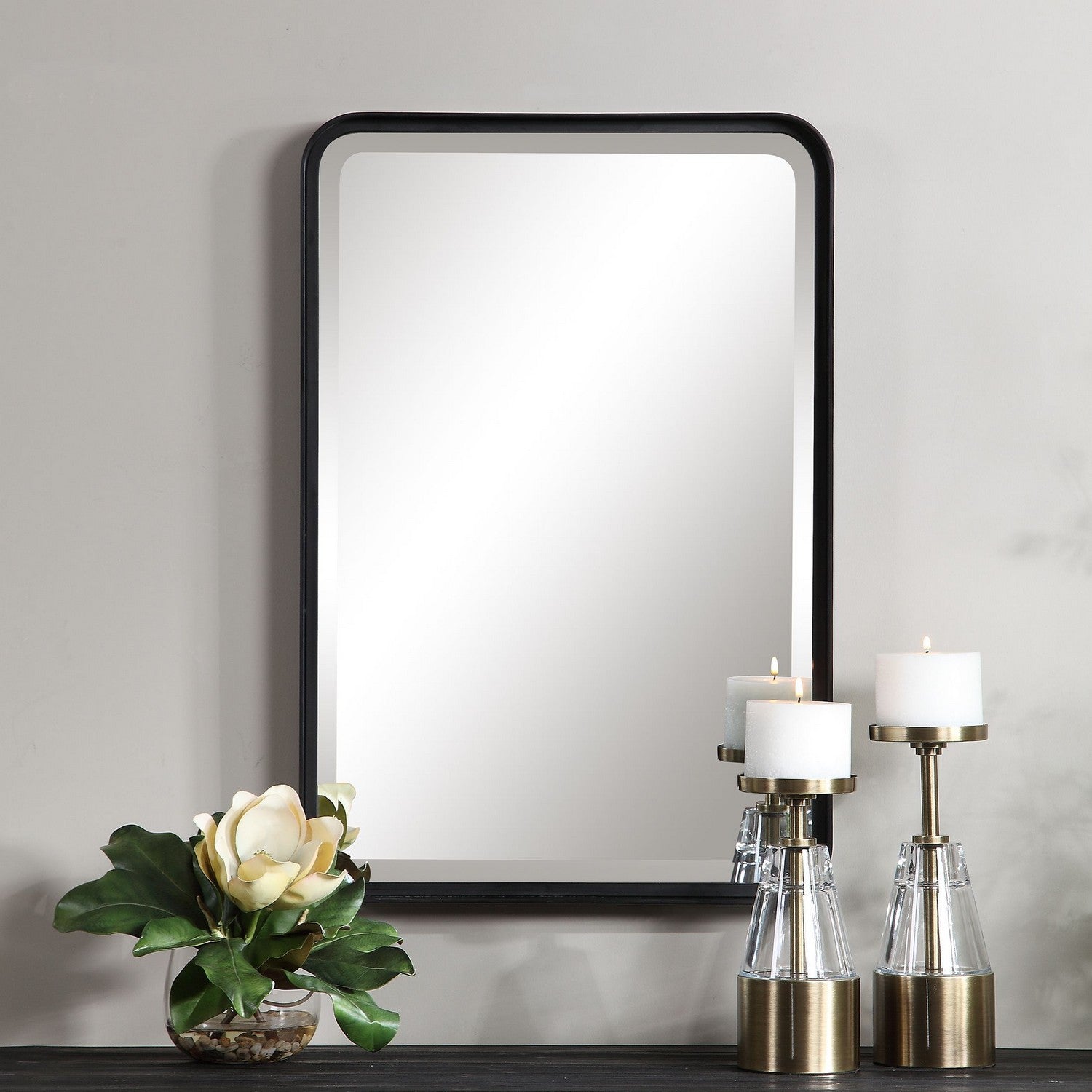 Uttermost - 09573 - Mirror - Croften - Matte Black