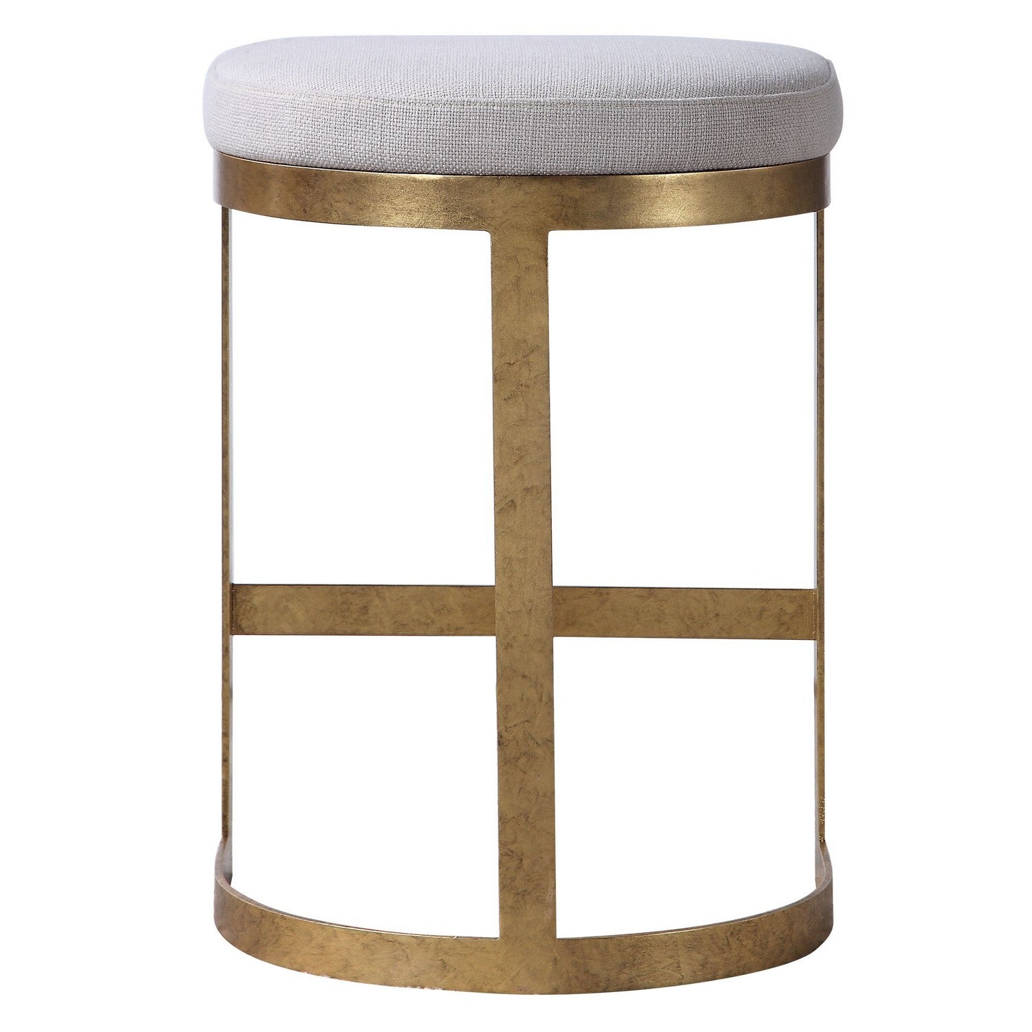 Uttermost - 23523 - Counter Stool - Ivanna - Antique Gold Leaf