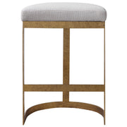Uttermost - 23523 - Counter Stool - Ivanna - Antique Gold Leaf