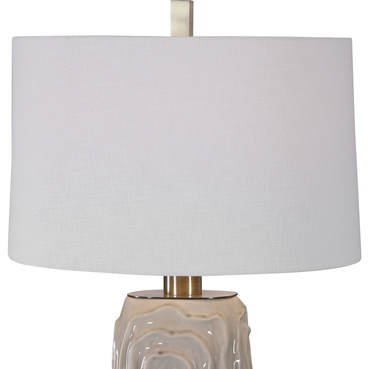 Uttermost - 26379-1 - One Light Table Lamp - Zade - Brushed Nickel