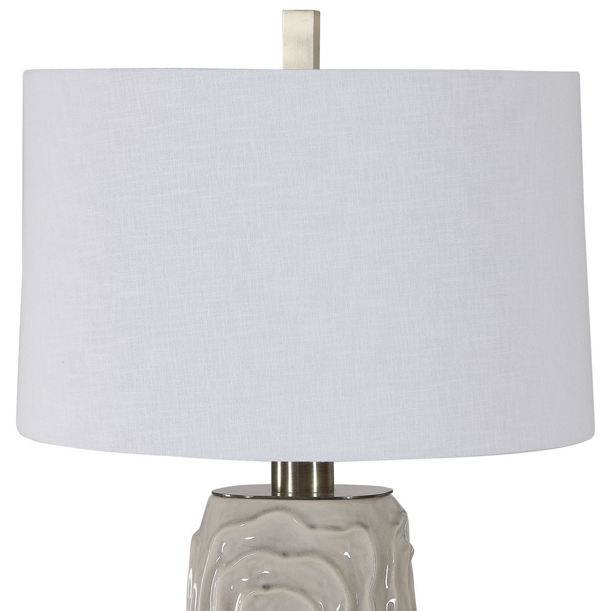 Uttermost - 26379-1 - One Light Table Lamp - Zade - Brushed Nickel