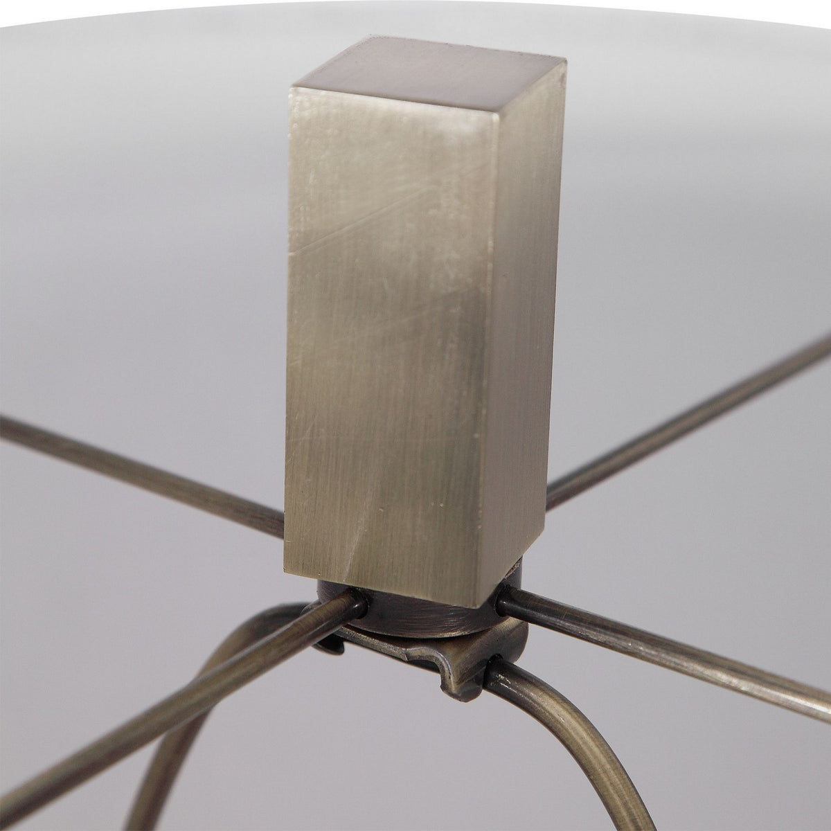 Uttermost - 26379-1 - One Light Table Lamp - Zade - Brushed Nickel