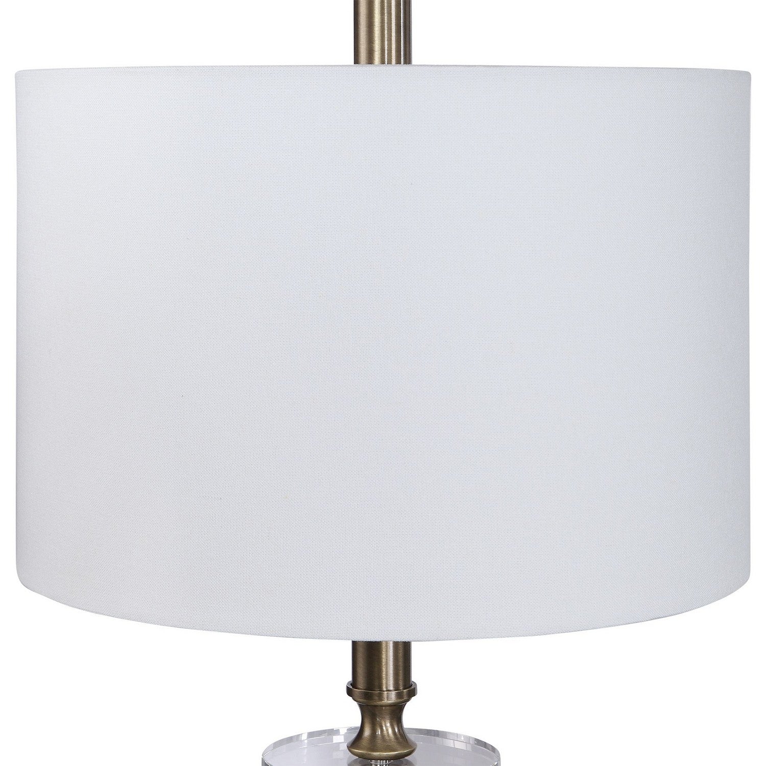 Uttermost - 28196-1 - One Light Floor Lamp - Maud - Antique Brass