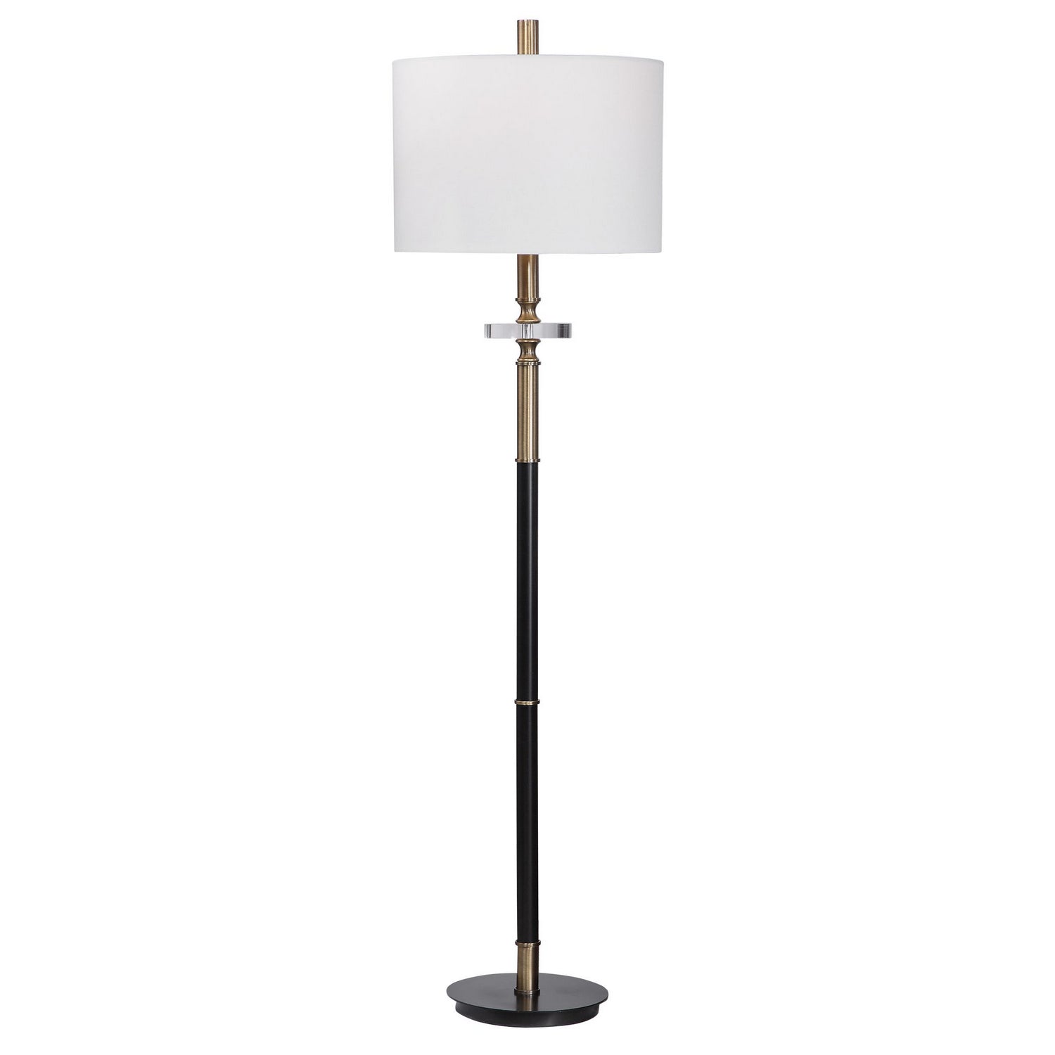 Uttermost - 28196-1 - One Light Floor Lamp - Maud - Antique Brass