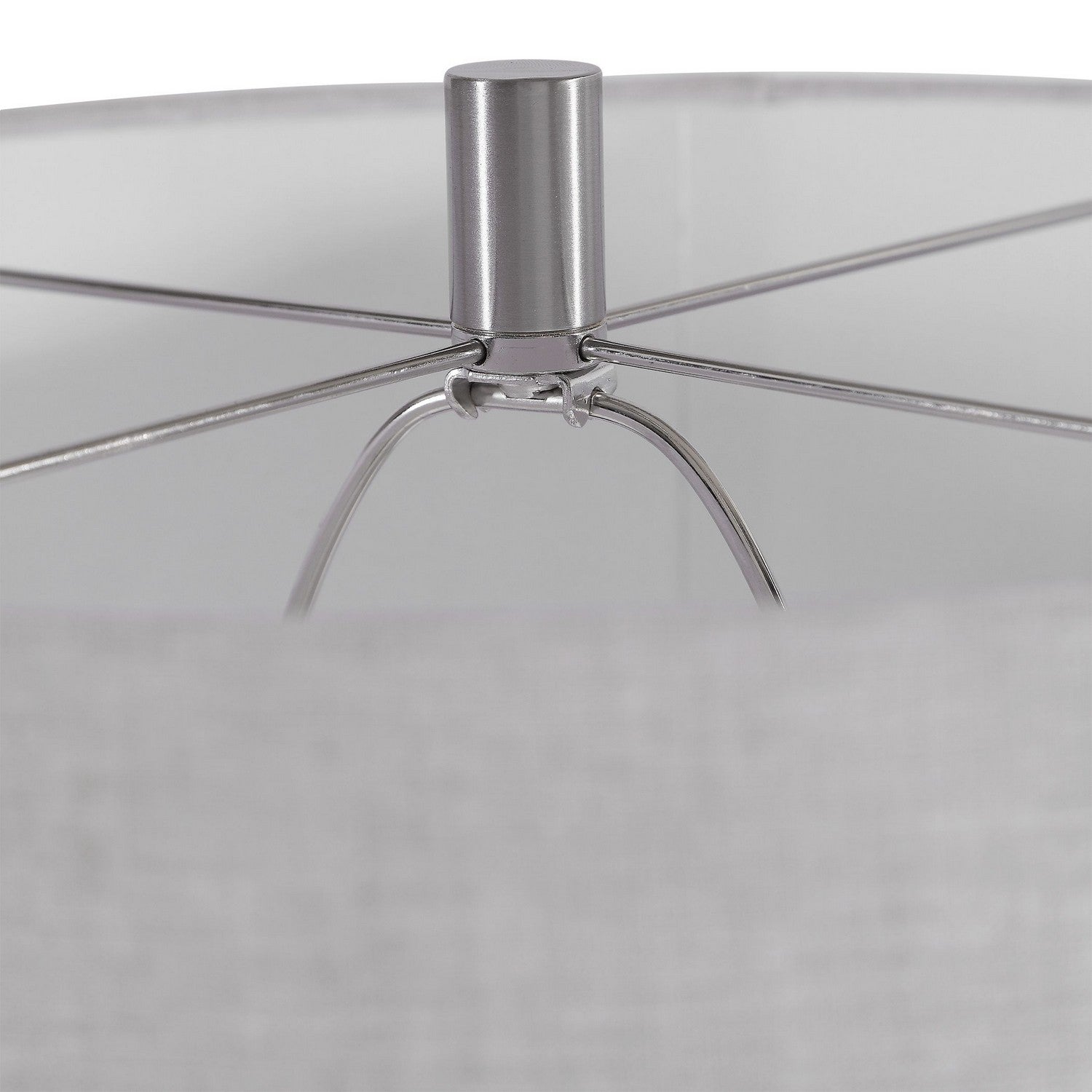 Uttermost - 28204 - One Light Table Lamp - Savin - Glossy Warm Gray Glaze