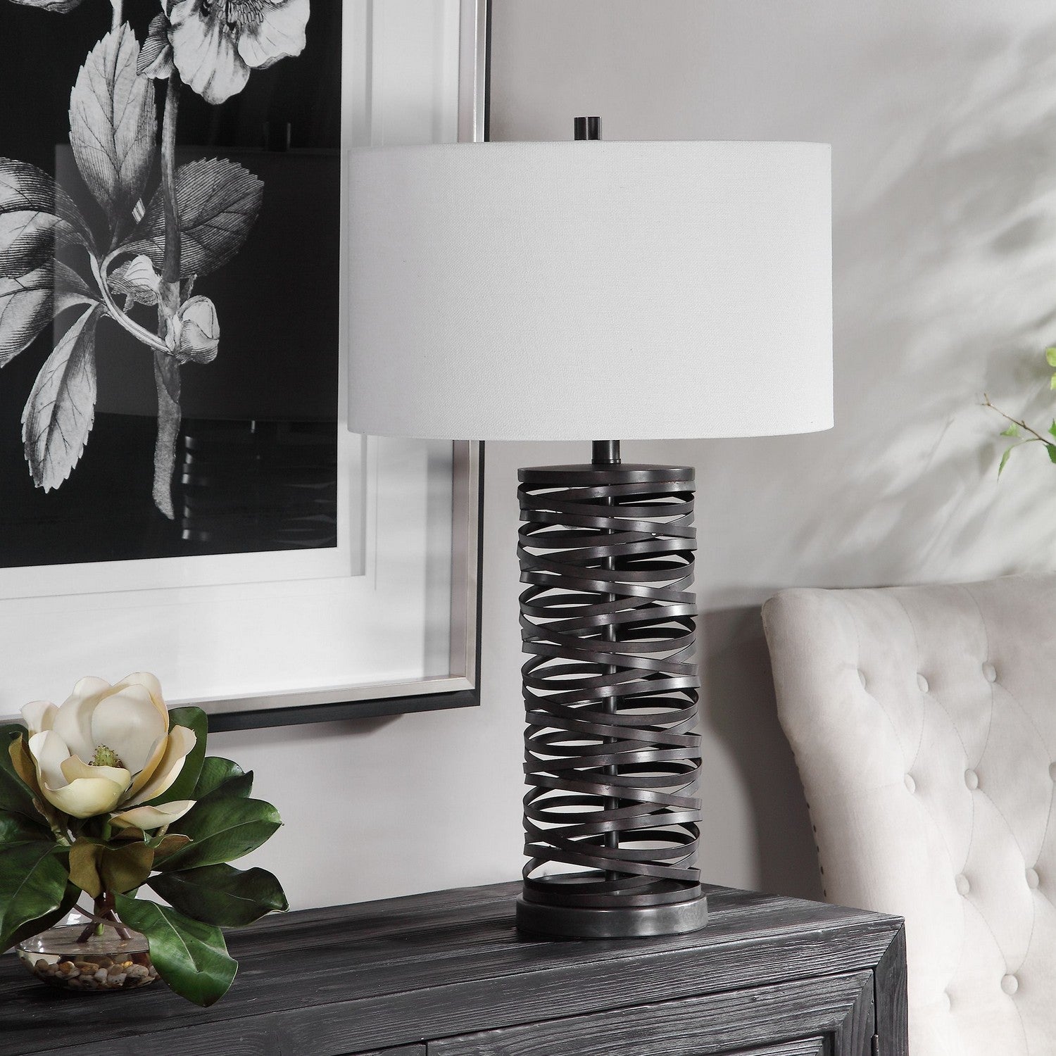 Uttermost - 28213 - One Light Table Lamp - Alita - Aged Rust Black