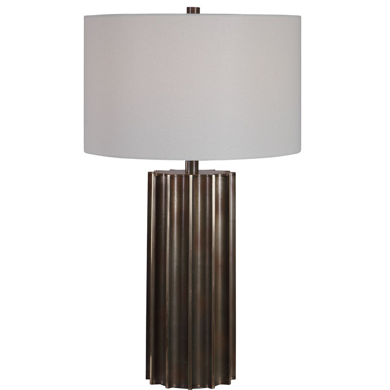 Uttermost - 28264 - One Light Table Lamp - Khalio - Aged Gun Metal