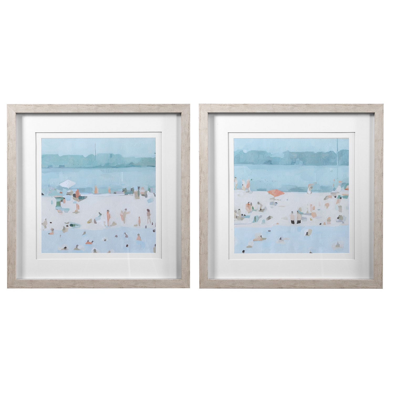 Uttermost - 33695 - Framed Prints, Set/2 - Sea - Light Driftwood