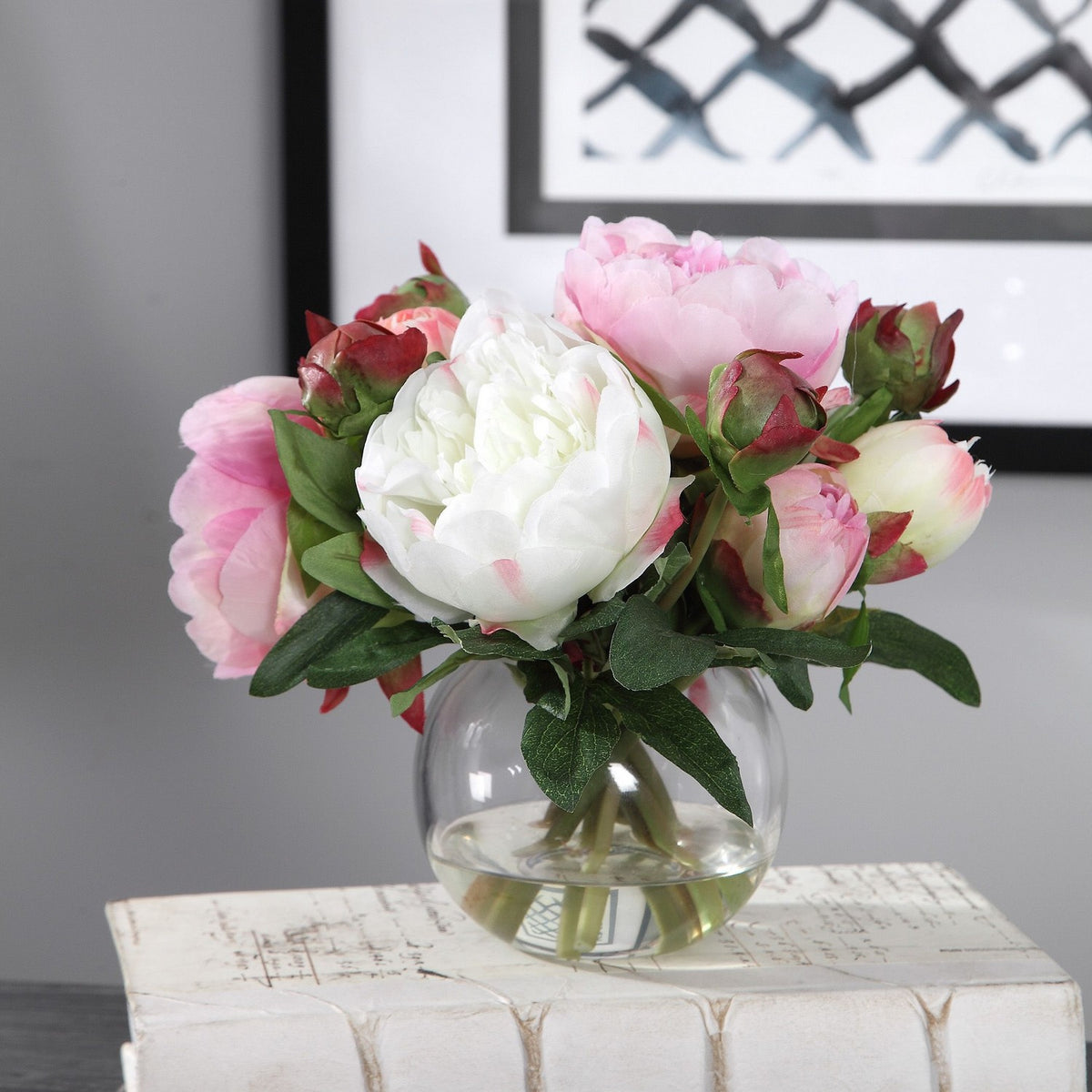 Uttermost - 60145 - Bouquet - Blaire - Pink And Cream