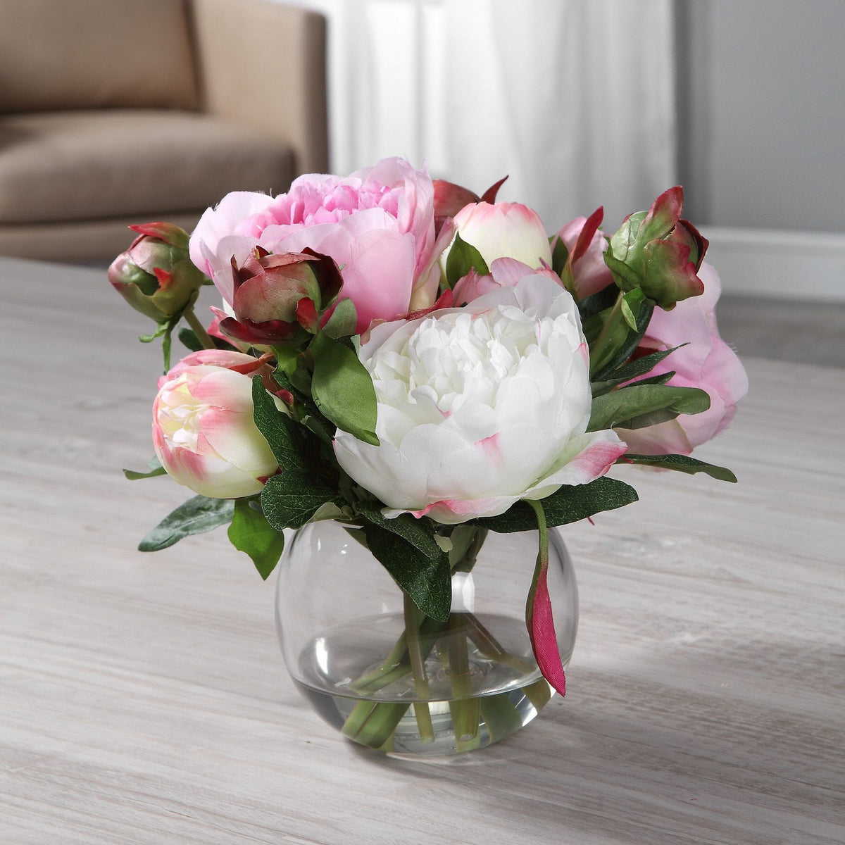 Uttermost - 60145 - Bouquet - Blaire - Pink And Cream