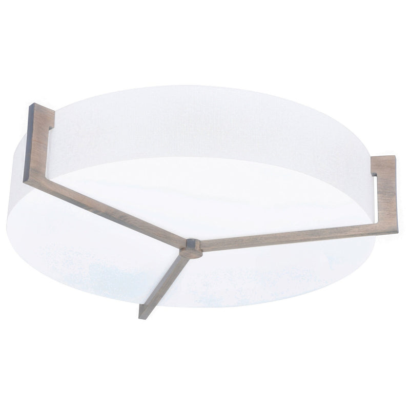 AFX Lighting - APF1524LAJUDWG-LW - LED Flush Mount - Apex - Linen White/Weathered Grey