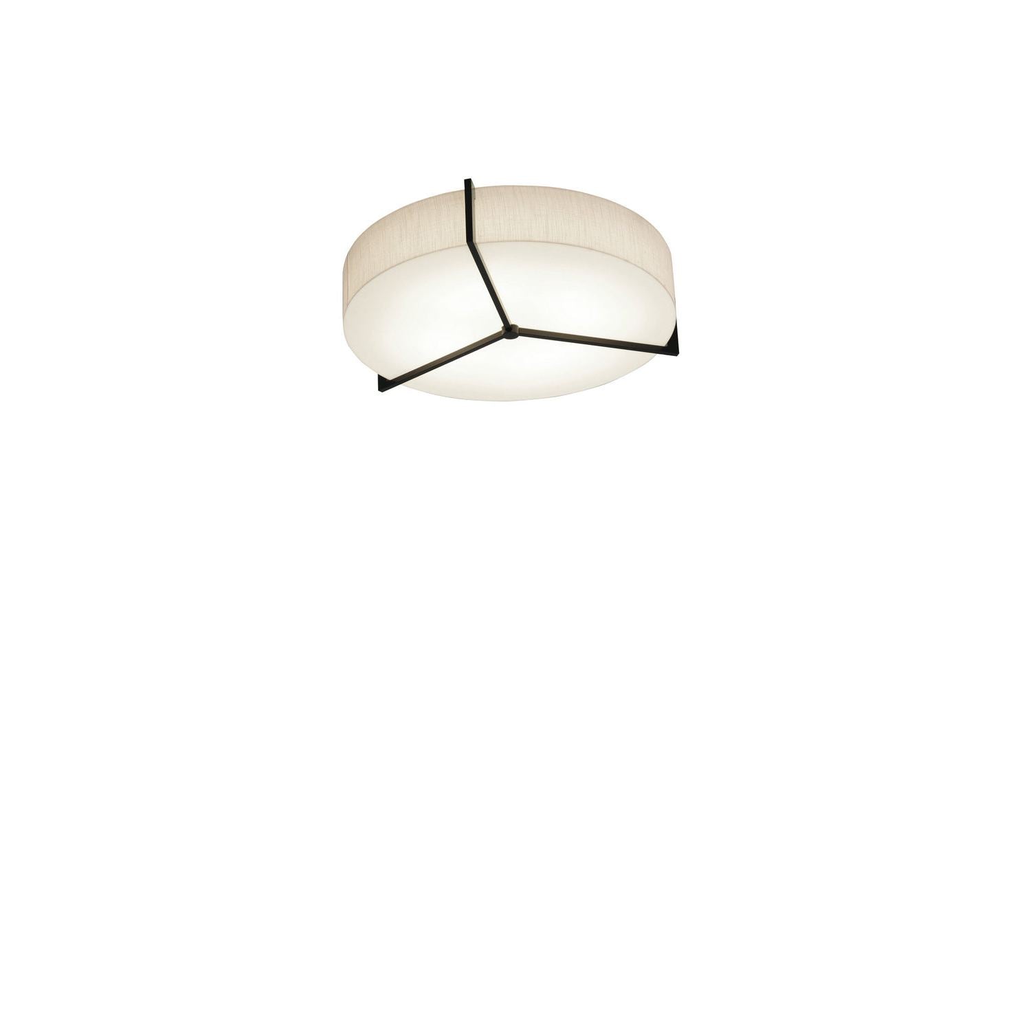 AFX Lighting - APF1932LAJUDES-JT - LED Flush Mount - Apex - Jute/Espresso
