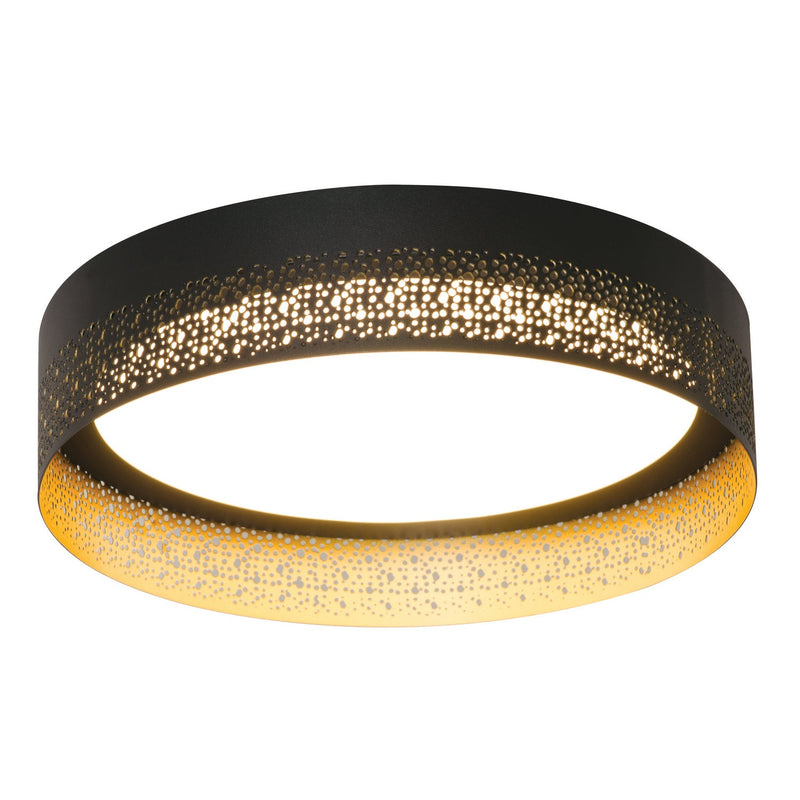 AFX Lighting - ASHF1626L30D2BK - LED Flush Mount - Ash - Black and Gold
