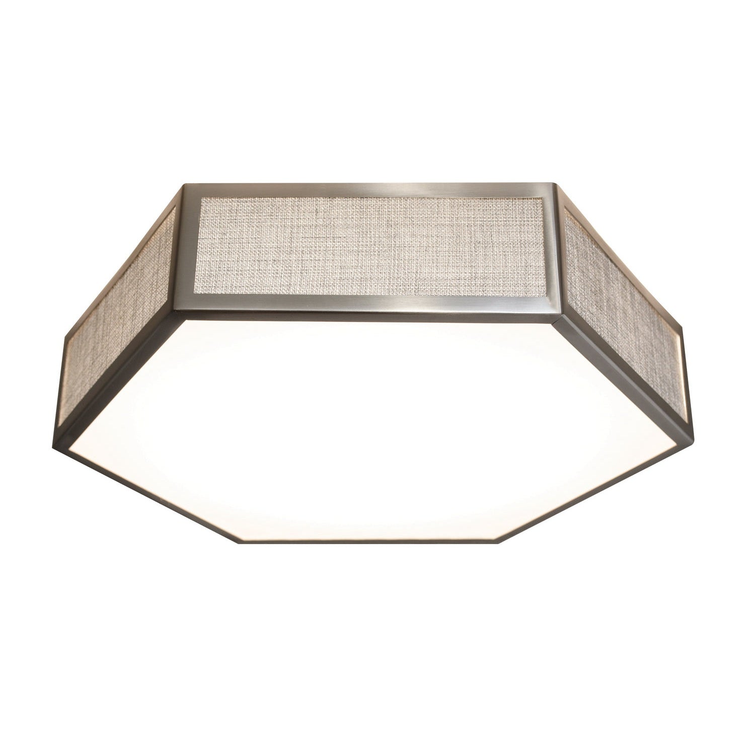 AFX Lighting - CLAF1418LAJD1SNGY - LED Flush Mount - Clara - Satin Nickel