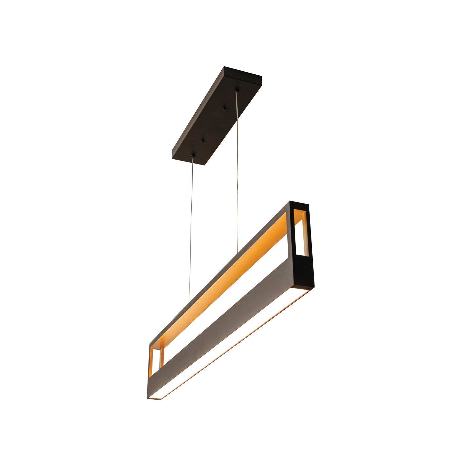 AFX Lighting - ECHP4830LAJMVBK - LED Pendant - Echo - Black and Gold