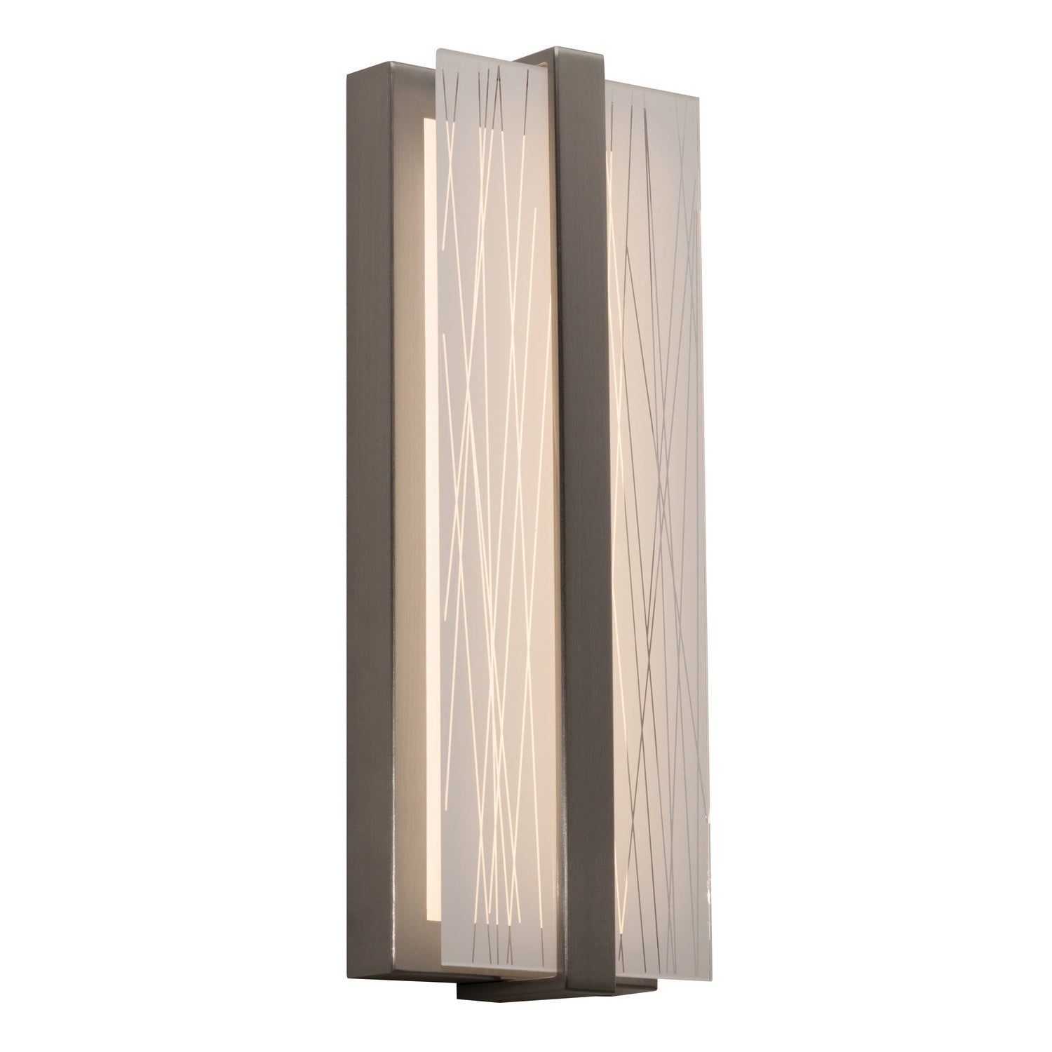 AFX Lighting - GLYS140512L30D1SN - LED Wall Sconce - Gallery - Satin Nickel