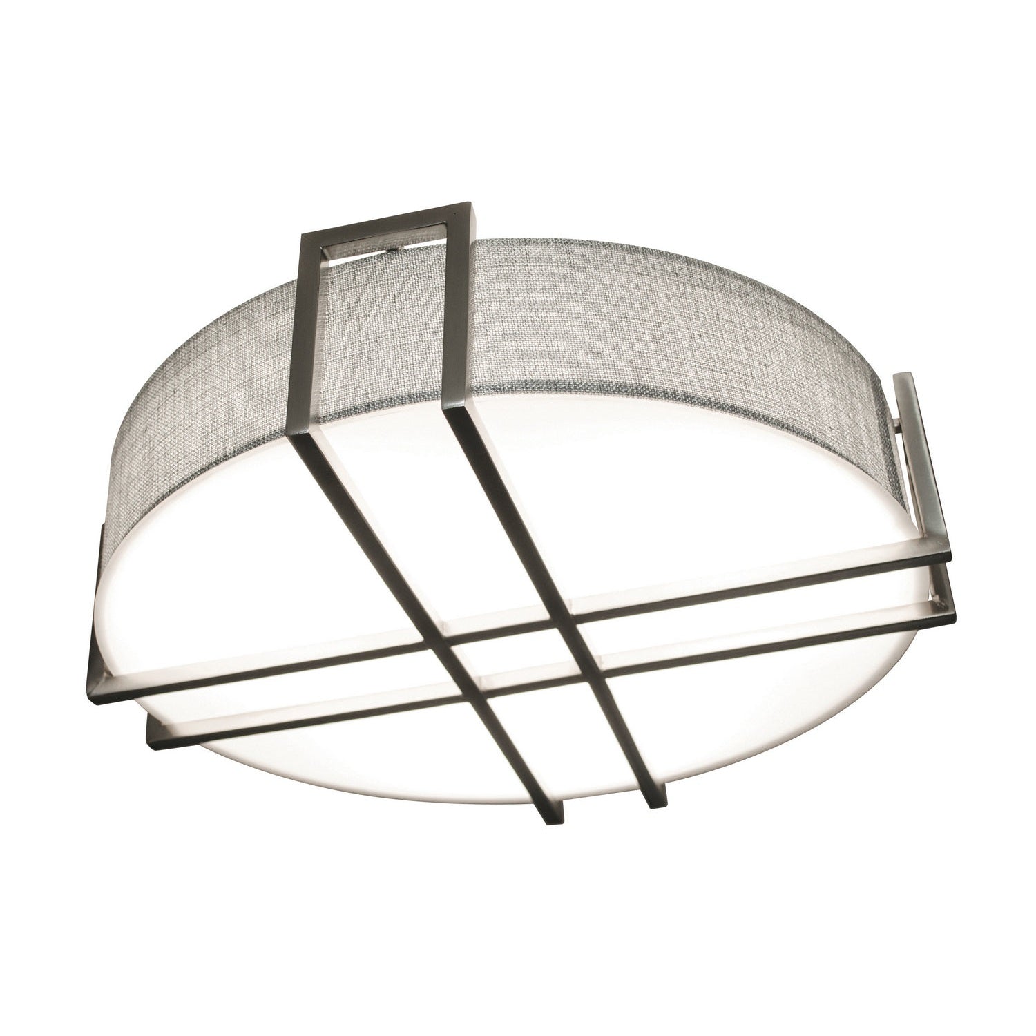 AFX Lighting - LBTF2032LAJUDSNGY - LED Flush Mount - Lambert - Satin Nickel