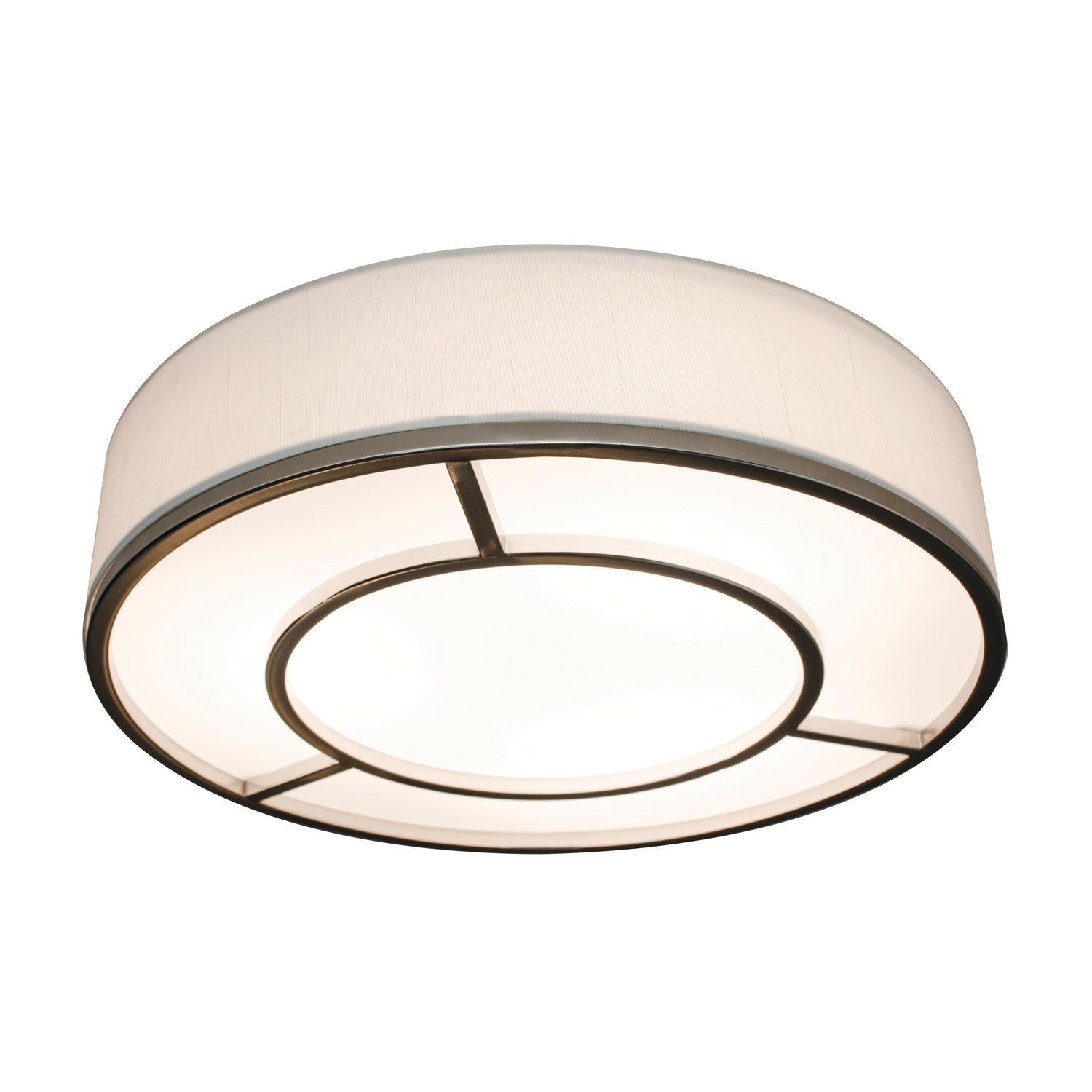 AFX Lighting - RVEF1624LAJUDSNLW - LED Flush Mount - Reeves - Satin Nickel