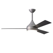 Matthews Fan Company - DA-BS-BB - 52"Ceiling Fan - Donaire - Brushed Stainless