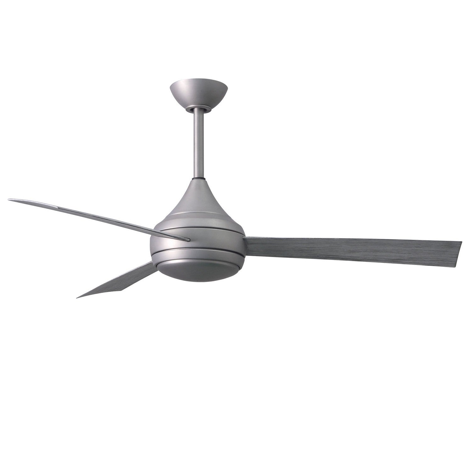 Matthews Fan Company - DA-BS-BW - 52"Ceiling Fan - Donaire - Brushed Stainless