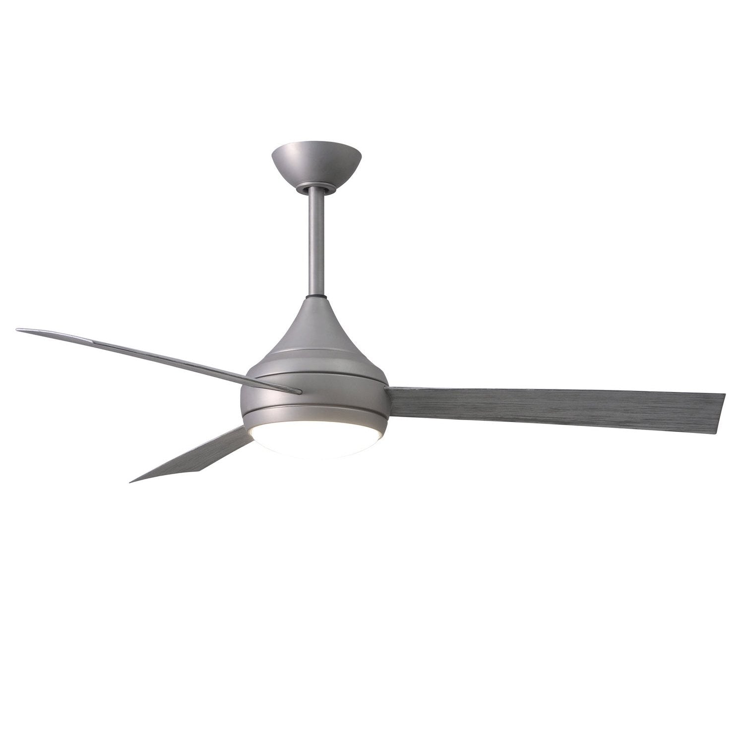 Matthews Fan Company - DA-BS-BW - 52"Ceiling Fan - Donaire - Brushed Stainless