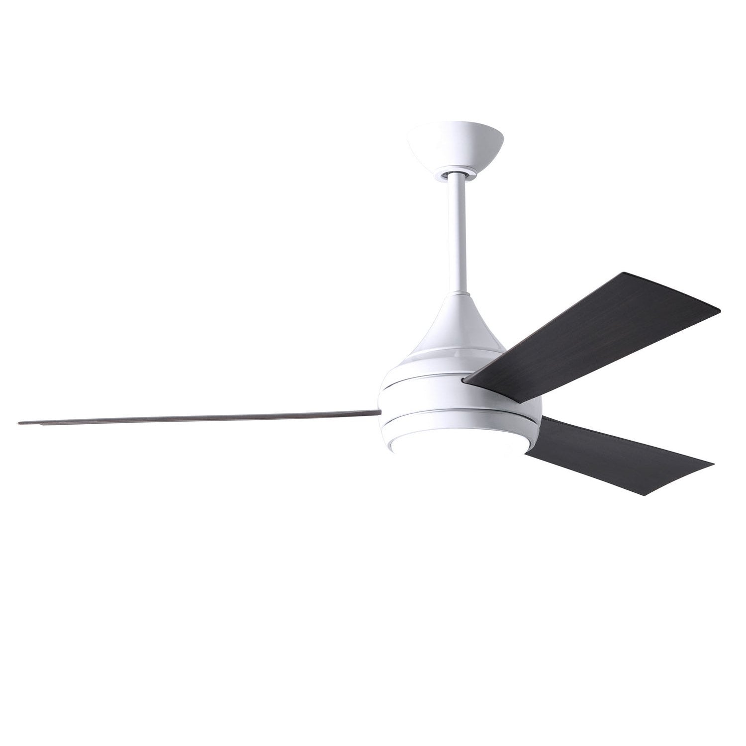 Matthews Fan Company - DA-WH-BB - 52"Ceiling Fan - Donaire - Gloss White
