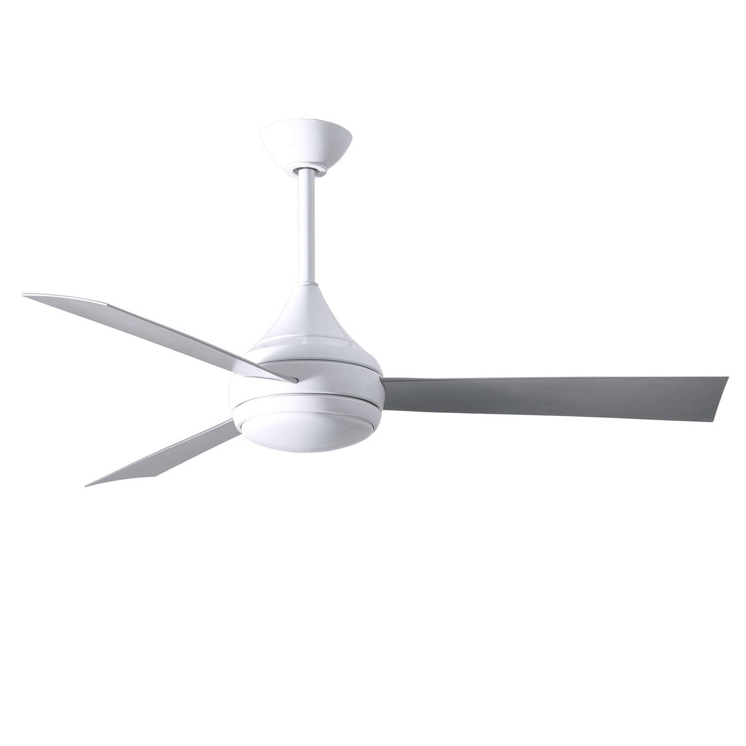Matthews Fan Company - DA-WH-BS - 52"Ceiling Fan - Donaire - Gloss White