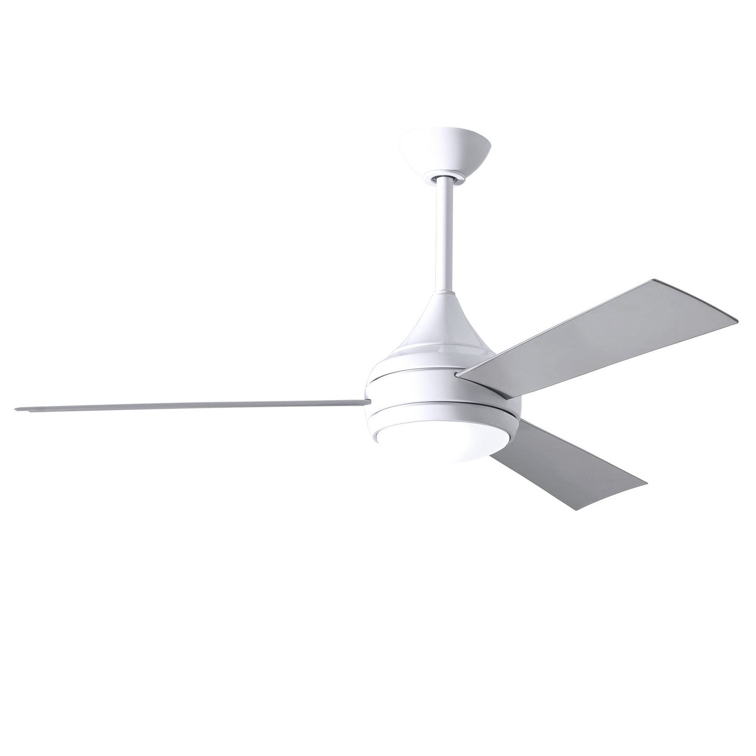 Matthews Fan Company - DA-WH-BS - 52"Ceiling Fan - Donaire - Gloss White
