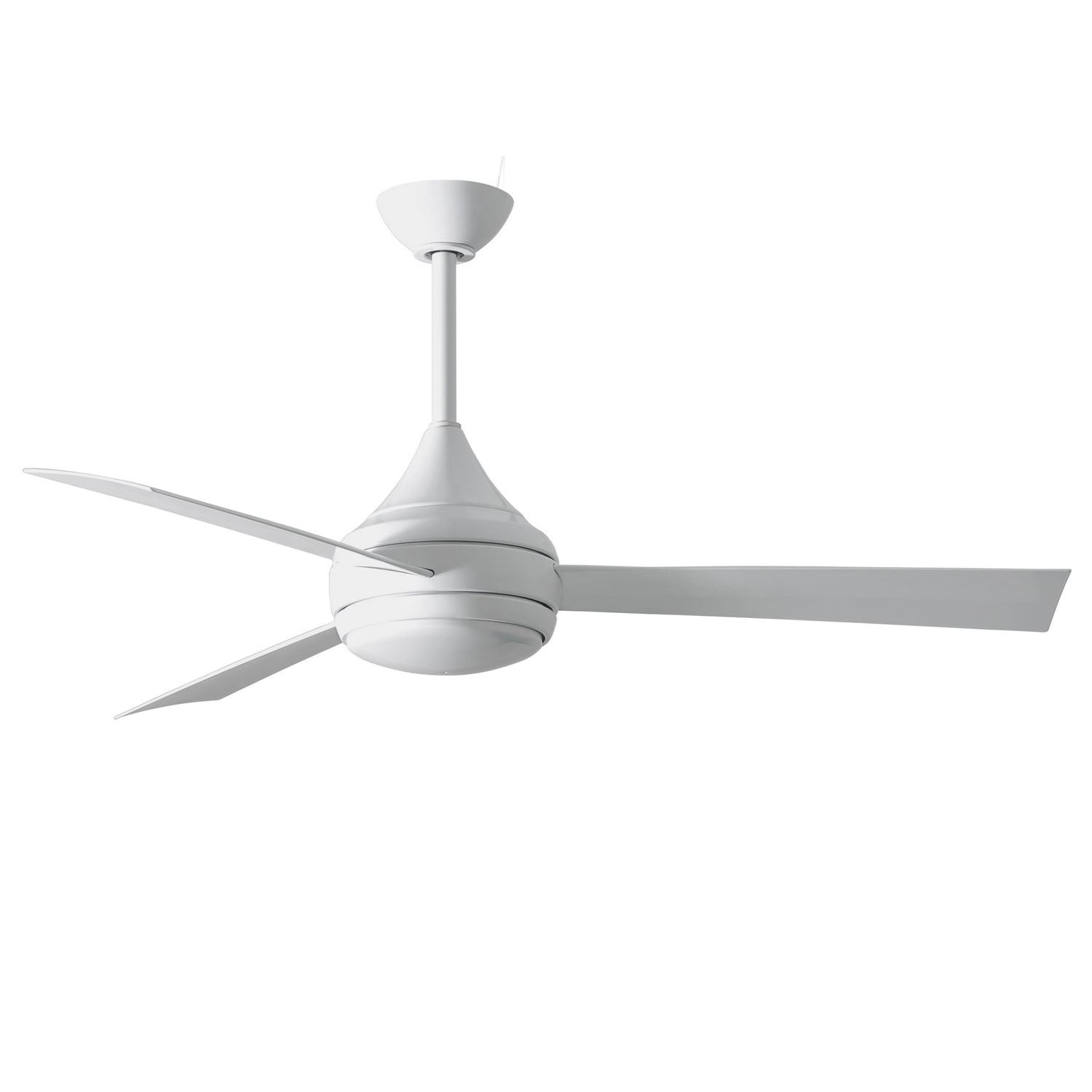 Matthews Fan Company - DA-WH-WH - 52"Ceiling Fan - Donaire - Gloss White