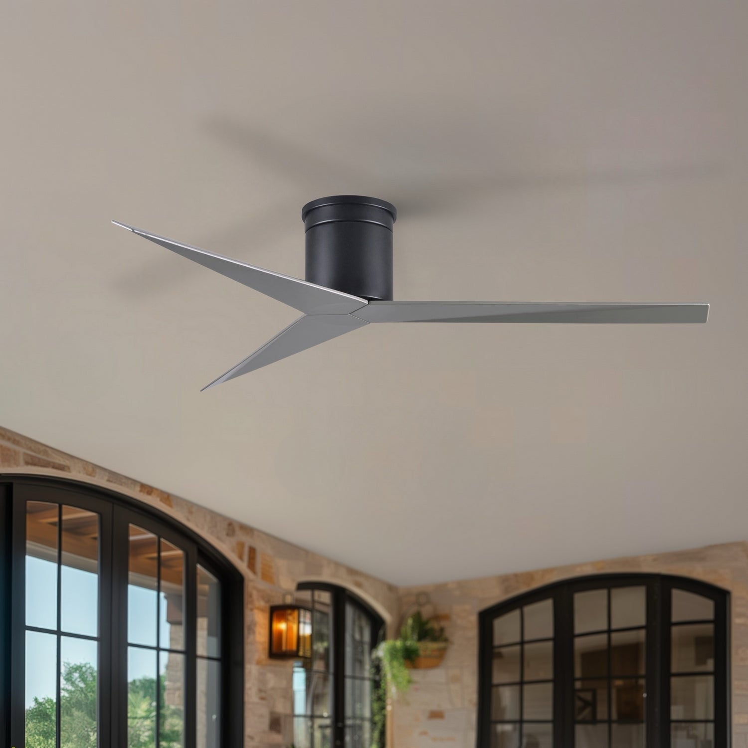 Matthews Fan Company - EKH-BK-BN - 56"Ceiling Fan - Eliza - Matte Black