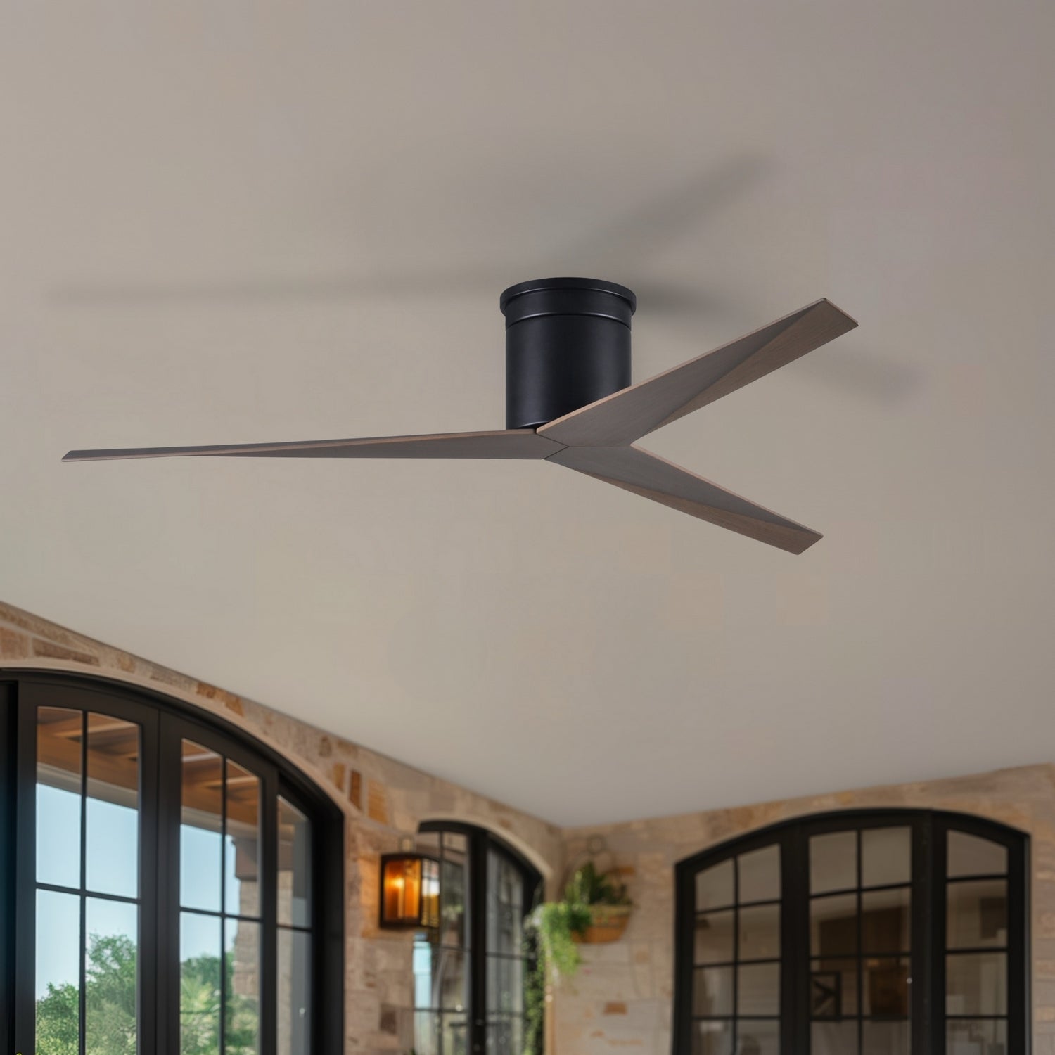Matthews Fan Company - EKH-BK-GA - 56"Ceiling Fan - Eliza - Matte Black