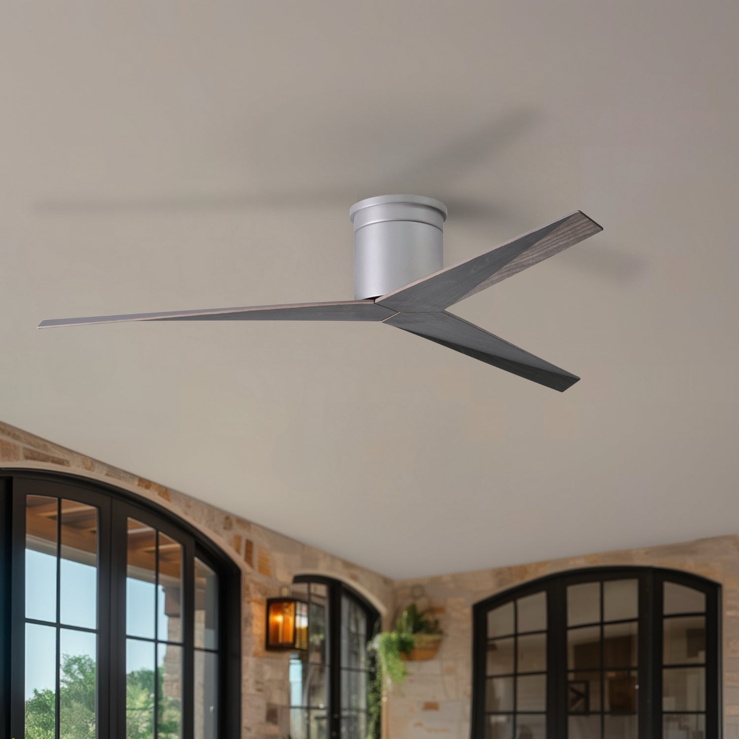 Matthews Fan Company - EKH-BN-OO - 56"Ceiling Fan - Eliza - Brushed Nickel