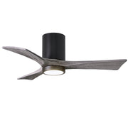 Matthews Fan Company - IR3HLK-BK-BW-42 - 42"Ceiling Fan - Irene-3HLK - Matte Black