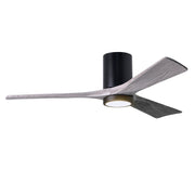 Matthews Fan Company - IR3HLK-BK-BW-52 - 52"Ceiling Fan - Irene-3HLK - Matte Black