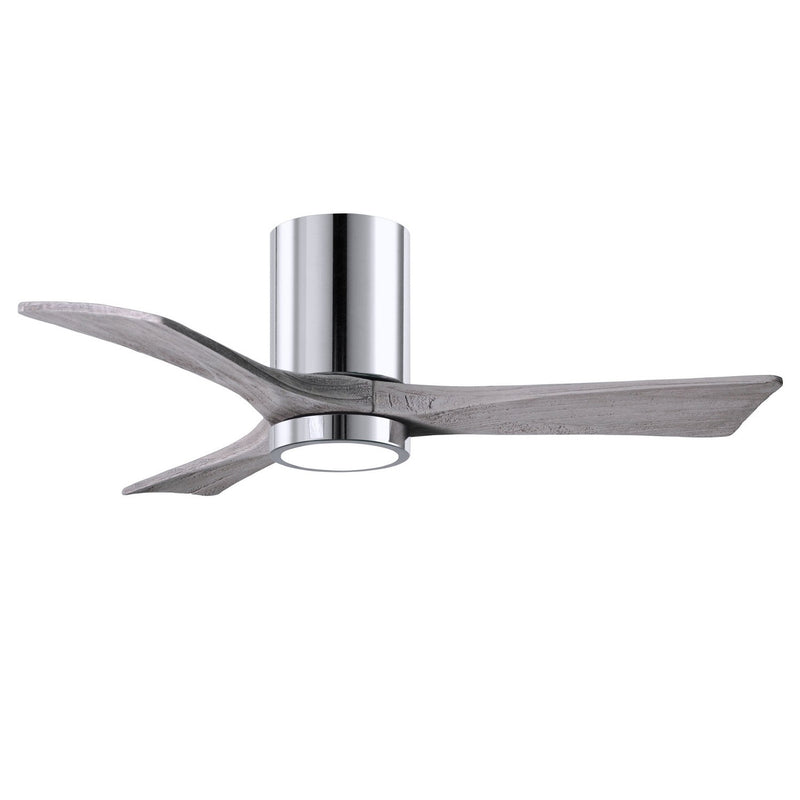 Matthews Fan Company - IR3HLK-CR-BW-42 - 42"Ceiling Fan - Irene-3HLK - Polished Chrome
